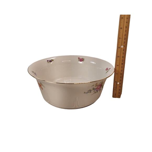 Vintage JLMENAU Graf Von Henneberg German Porcelain Serving Bowl 10" - Picture 7 of 9